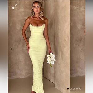Babyboo fashion formal dress, size: small, color: lime green